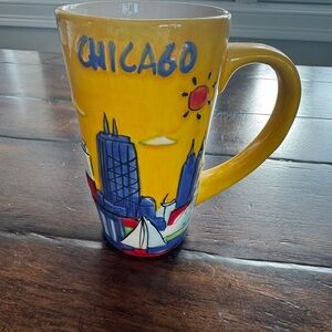 Chicago Skyline Yellow Mug